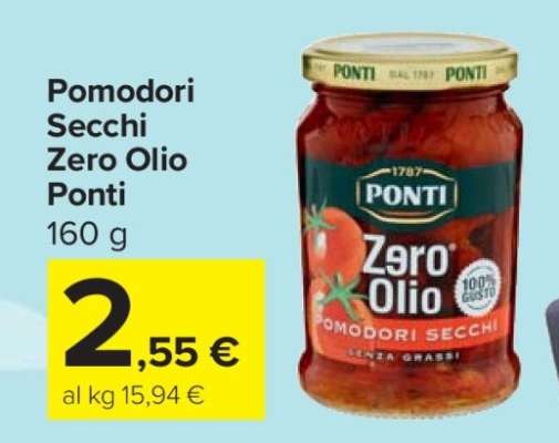 Pomodori Secchi Zero Olio Ponti