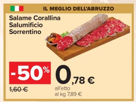 Salame Corallina Salumificio Sorrentino