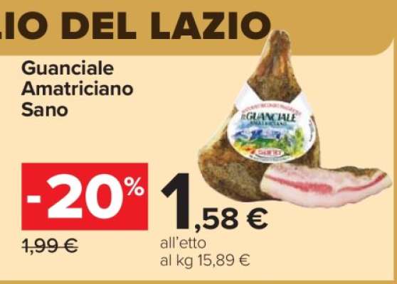 Guanciale amatriciano Sano