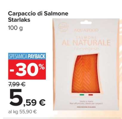 Carpaccio di Salmone Starlaks