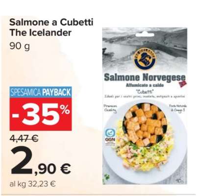 Salmone a Cubetti The Icelander