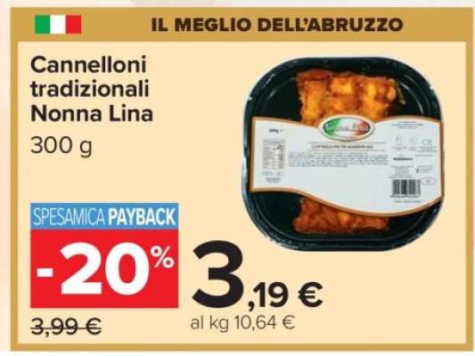 CANNELLONI TRADIZIONALI NONNA LINA
