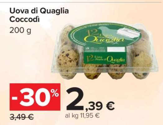 Uova di Quaglia Coccodì