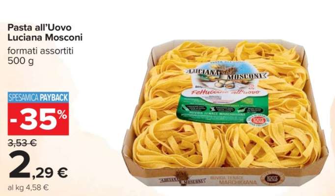 Pasta all'uovo Luciana Mosconi