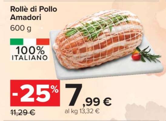 ROLLÈ DI POLLO AMADORI