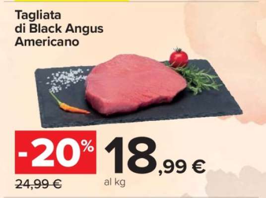 Tagliata di Black Angus Americano