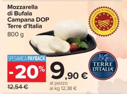 Mozzarella di Bufala Campana DOP Terre d'Italia