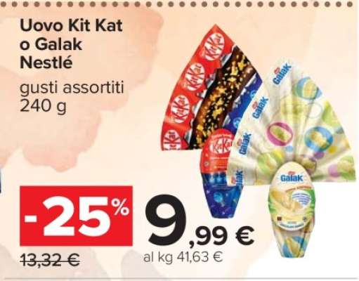 Uovo Kit Kat o Galak Nestlé