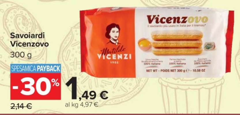 Savoiardi Vicenzovo