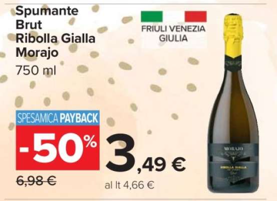Spumante Brut Ribolla Gialla Morajo