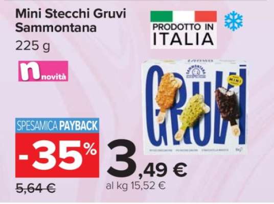 Mini Stecchi Gruvi Sammontana