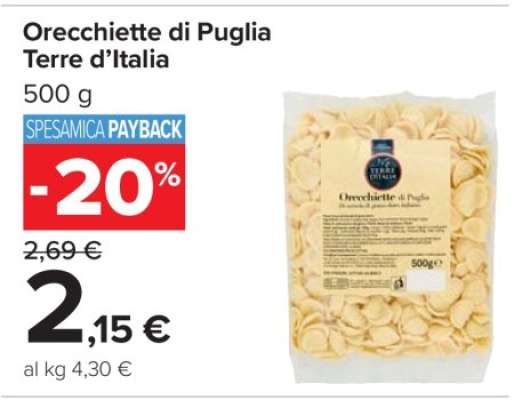 Orecchiette di Puglia Terre d’Italia