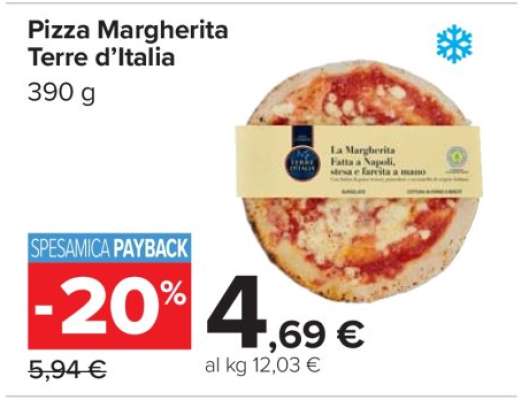 Pizza Margherita Terre d’Italia
