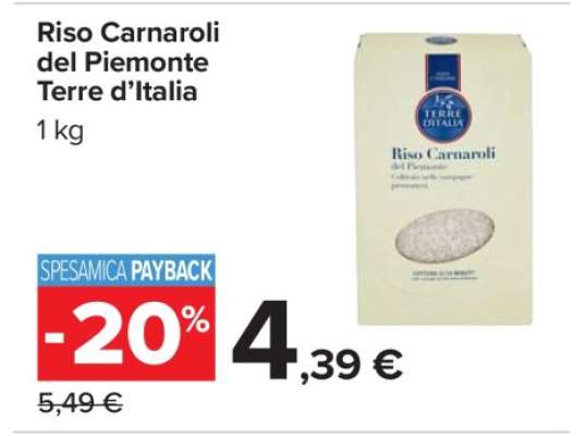 Riso Carnaroli del Piemonte Terre d’Italia