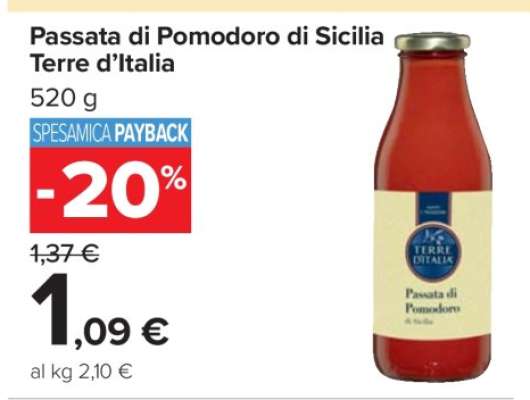 Passata di Pomodoro di Sicilia Terre d’Italia