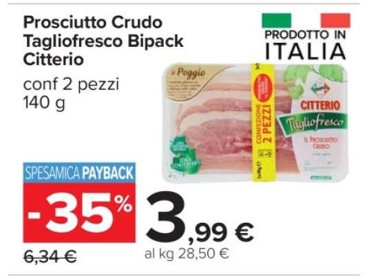 Prosciutto Crudo Tagliofresco Bipack Citterio