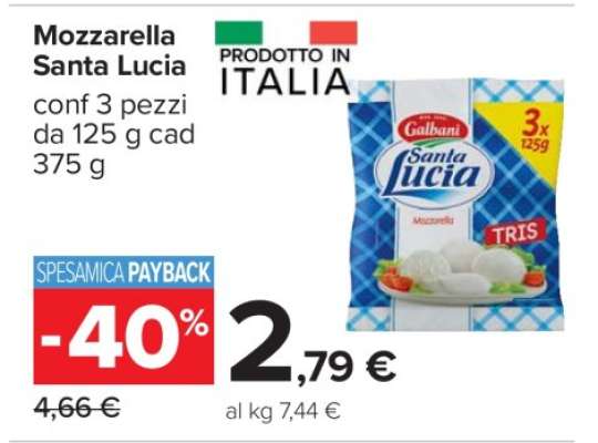 MOZZARELLA SANTA LUCIA