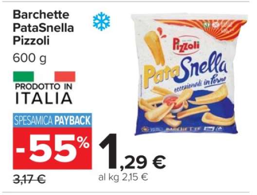 Barchette Patasnella Pizzoli