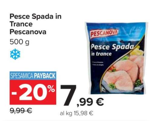 Pesce Spada in Trance Pescanova