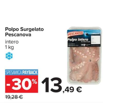 Polpo Surgelato Pescanova