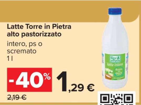 Latte Torre in Pietra alto pastorizzato
