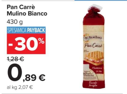Pan Carrè Mulino Bianco