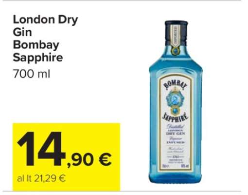 London Dry Gin Bombay Sapphire