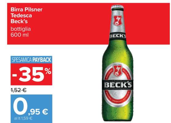 Birra Pilsner Tedesca Beck’s