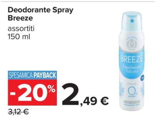 Deodorante Spray Breeze