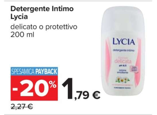 DETERGENTE INTIMO LYCIA