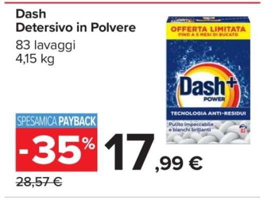 Dash Detersivo in Polvere