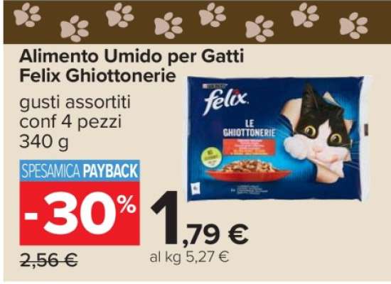 Alimento Umido per Gatti Felix Ghiottonerie