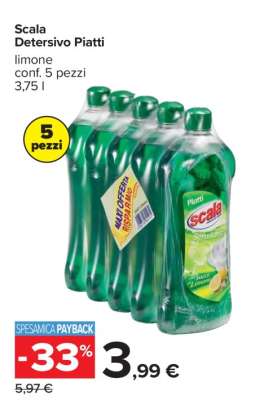 Scala Detersivo Piatti