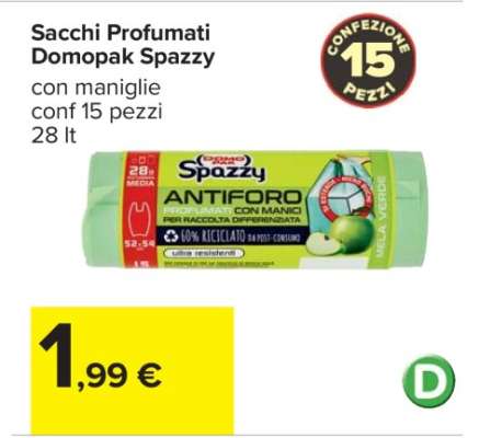 Sacchi Profumati Domopak Spazzy