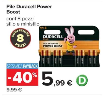 Pile Duracell Power Boost