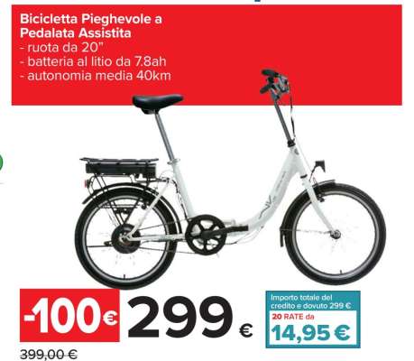 Bicicletta Pieghevole a Pedalata Assistita