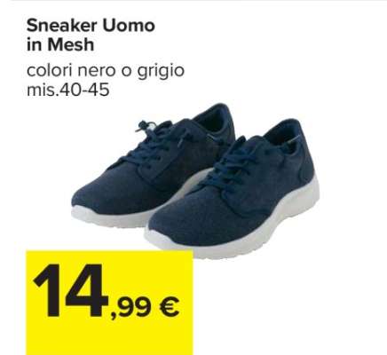 Sneaker uomo in mesh