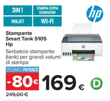 Stampante Smart Tank 5105 Hp
