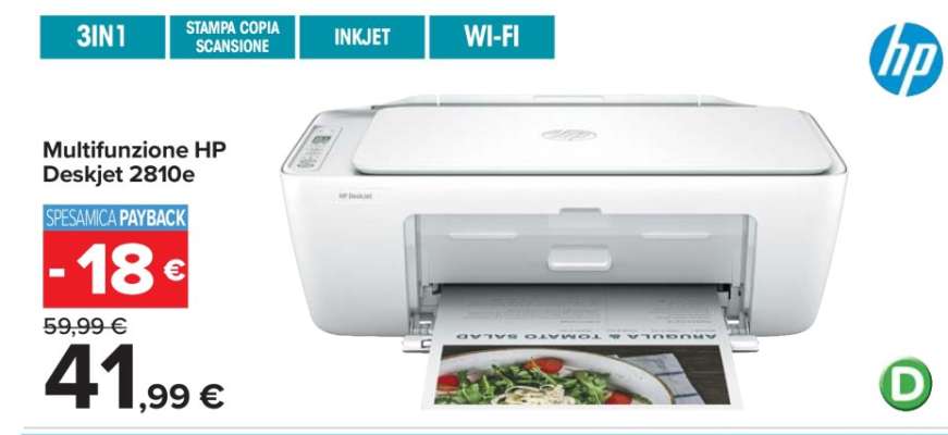 Multifunzione HP Deskjet 2810e
