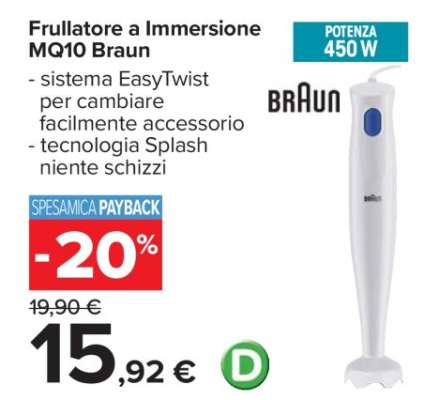 Frullatore a Immersione MQ10 Braun