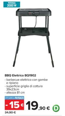 BBQ Elettrico BQ1902