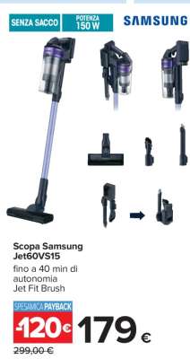 Scopa Samsung Jet60VS15