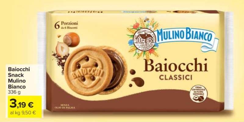 Baiocchi snack MULINO BIANCO