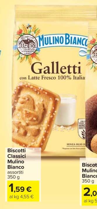 Biscotti Classici Mulino Bianco assortiti