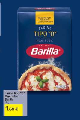 Farina Tipo “0” Manitoba Barilla