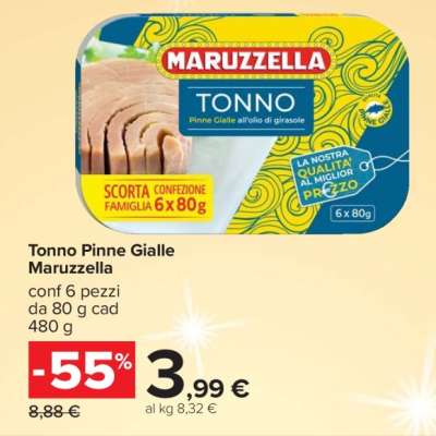 Tonno Pinne Gialle Maruzzella