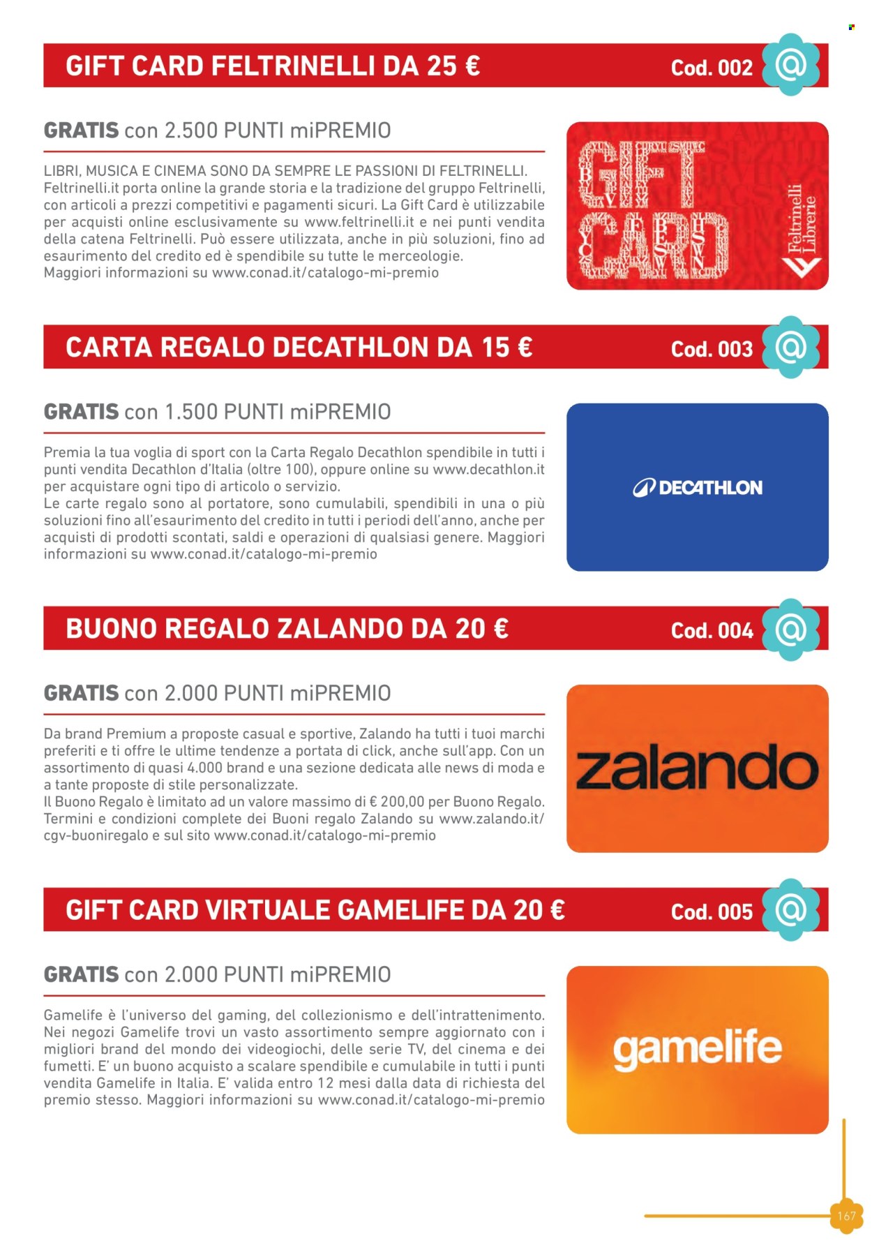 Leták Conad - 19.3.2026 - 31.1.2027. Strana 167