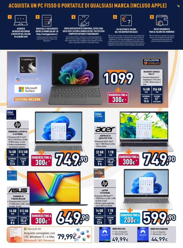 Volantino Unieuro - 20/3/2026 - 2/4/2026. Pagina 2