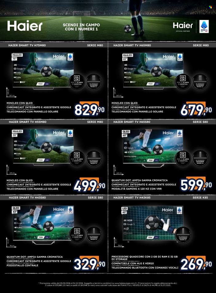 Volantino Unieuro - 20/3/2026 - 2/4/2026. Pagina 25