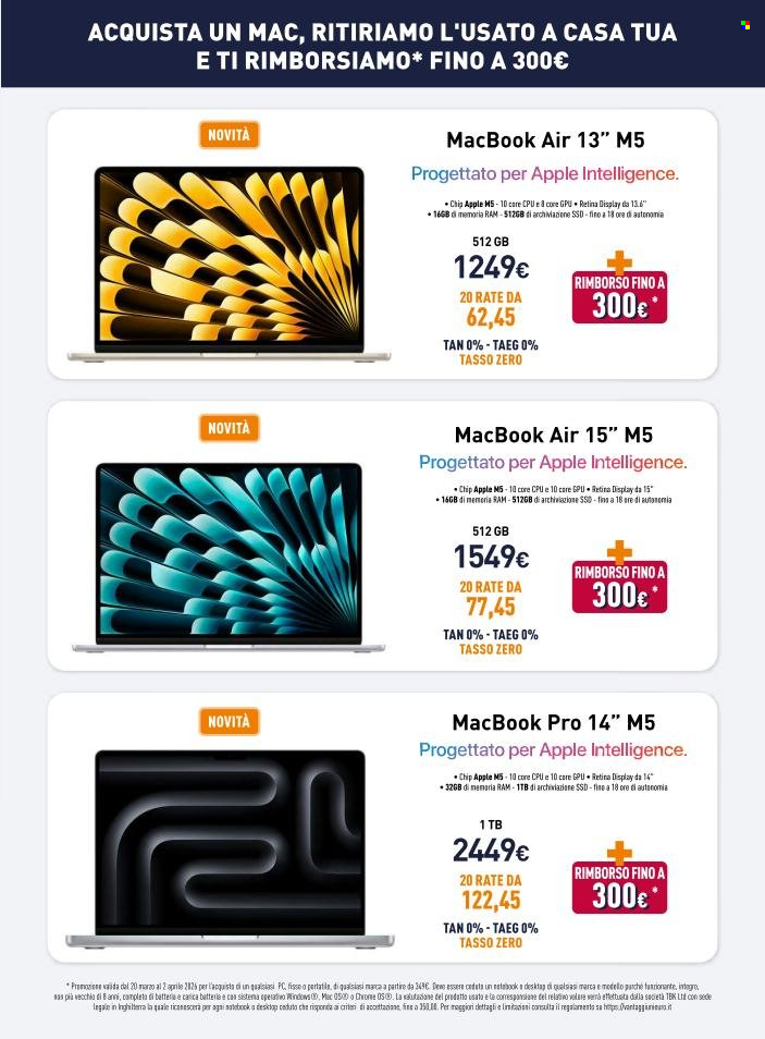 Volantino Unieuro - 20/3/2026 - 27/3/2026. Pagina 3